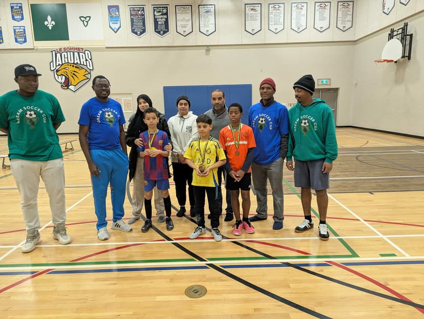 Soccer award ceremony